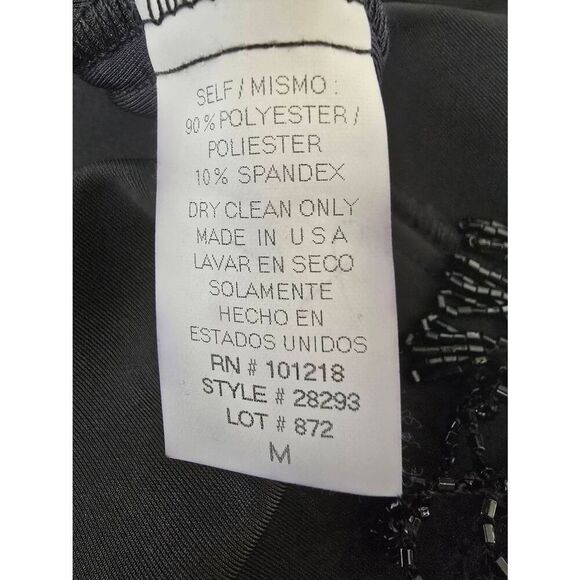 Crimson Open Front Cardigan Sz M Black - Picture 7 of 8